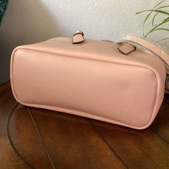 Splendid Blush Rose Leather Satchel Handbag NWT 🌹 - Picture 5 of 11